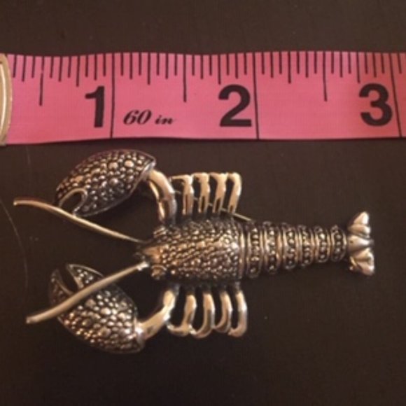 Elysium Inc  Sterling Silver Lobster Brooch - Picture 3 of 3